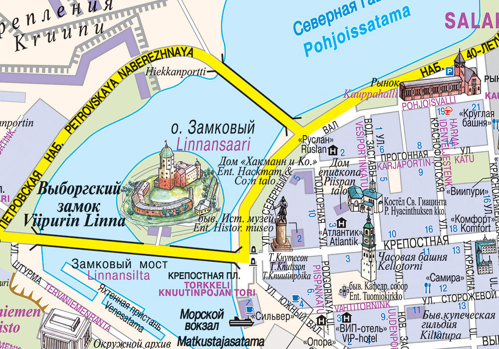 Wegenkaart Karelia«-Karjala 1:800.000