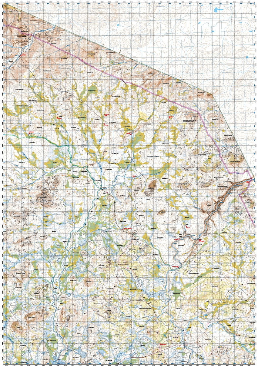 Topokartat ItÃ¤kaira Kemihaara Lokka 1:50.000