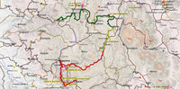 Hiking map Topo 25 Menalon Trail Map