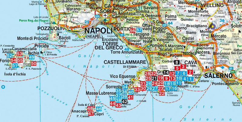 Rother WanderfÃ¼hrer Golf von Neapel - 57 Touren (6.A 2017)