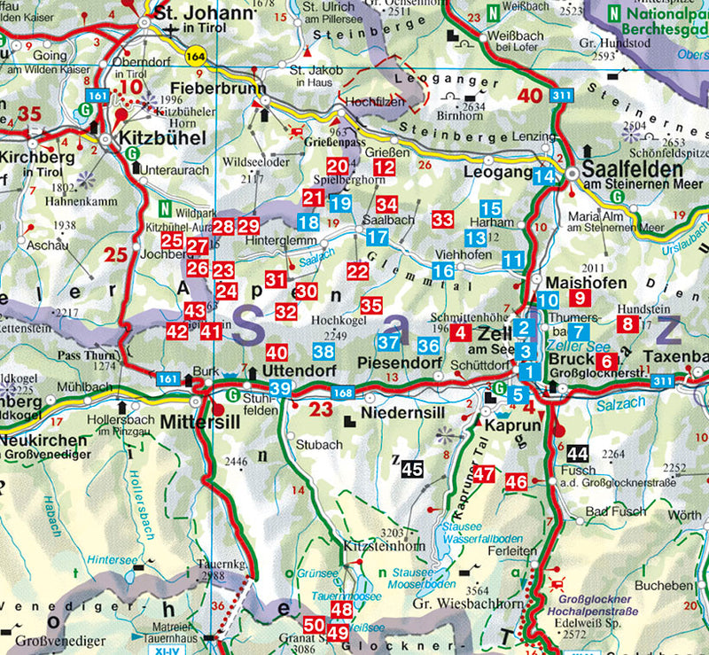 Wandelgids Rother Pinzgau 50 Touren 6.A 2016