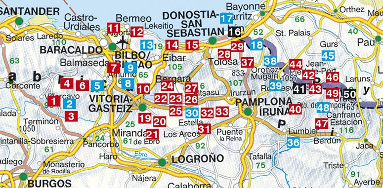 Wanderführer Rother Baskenland 50 Touren 2.A 2022