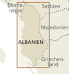 Wegenkaart LK Albania/Albanien 1:220.000