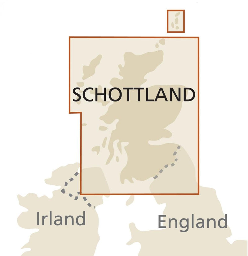 Map Scotland-Schottland 1:400,000 5.A 2020