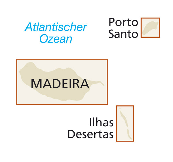 Road map Madeira 1:45,000 8.A 2017