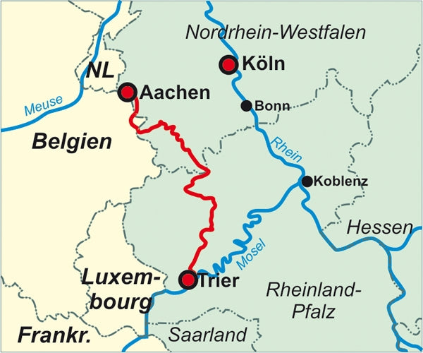 Wandelgids Duitsland: Eifelsteig von Aachen nach Trier