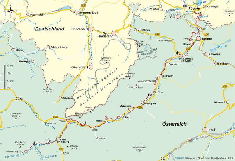Wandelgids Oostenrijk Lechweg (267) 1.A 2013