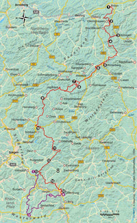 Wandelgids Duitsland: Rothaarsteig (154) 2.A 2022