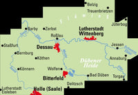 BVA-ADFC Cycling Map Welterberegion Anhalt-Dessau-Wittenberg 1:75,000