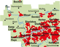 Fietskaart BVA- Radrevier-Ruhr West 1:50.000