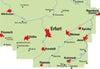 Cycling map BVA- Erfurt und Umgebung 1:75,000 (1.A 2018)