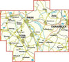 Cycling map BVA-ADFC Radwanderkarte Kreis Steinfurt 1:50,000 (11.A 2022)