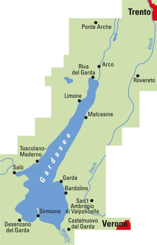 Fietskaart BVA-ADFC Regionalkarte Gardasee  1:50.000 (2.A 2020)