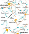 Cycling map ADFC Radtourenkarte 22 Fränkische Alb - Altmühltal 1:150,000 13.A 2019