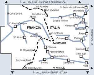 Wandelkaart Blad 6 - Monviso 1:50.000