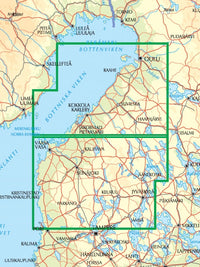 Wegenkaart West Finland (LÃ¤nsi Suomi) 1:250.000 (2018)