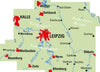 BVA-ADFC Regionalkarte Leipzig und Umgebung 1:75.000 (5.A 2024)