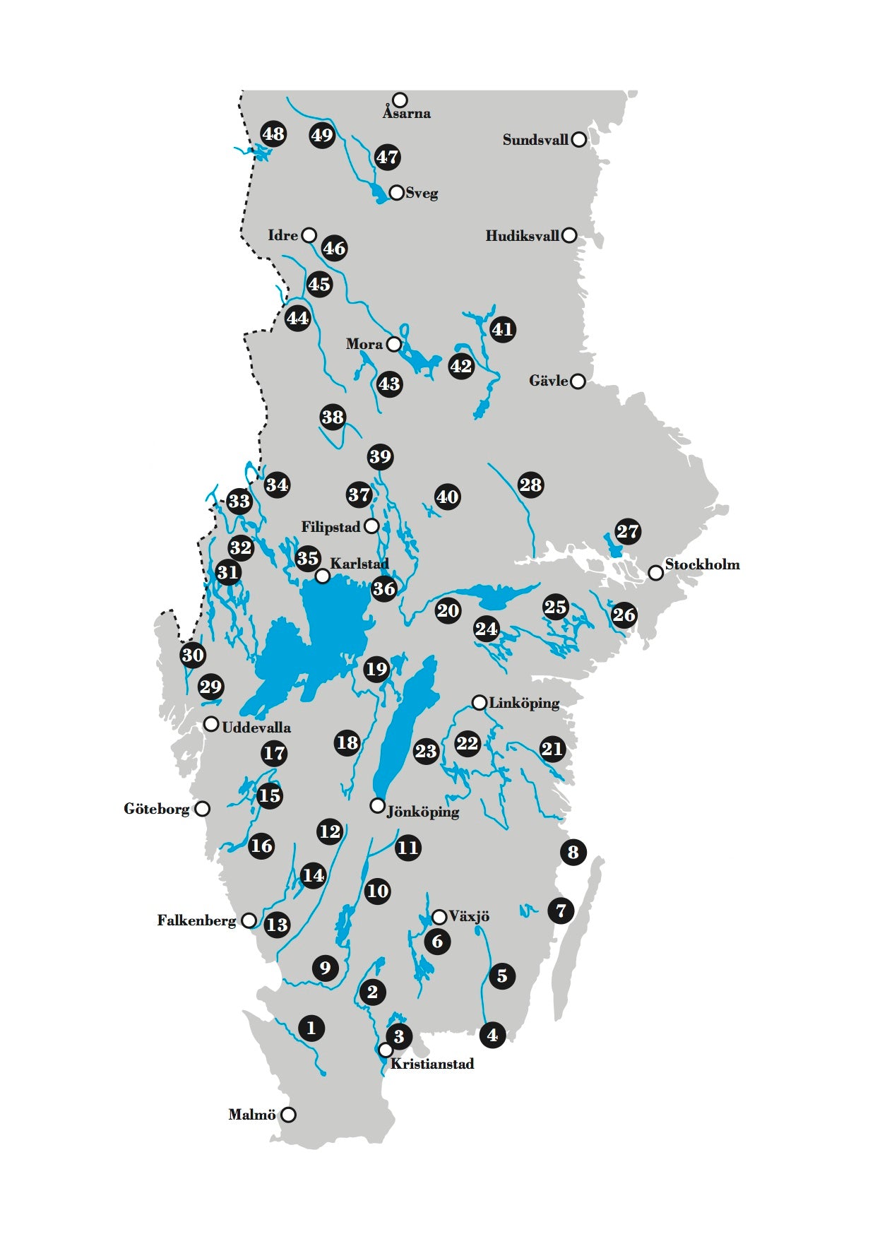 Kanuwandern in Schweden