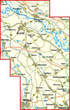 Bicycle map BVA Radwanderkarte Kreis Kleve 1:50,000