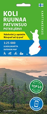 Outdoor Map Koli Ruunaa Patvinsuo Petkeljärvi 1:25,000 (2020)