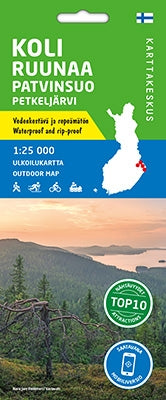 Outdoor Map Koli Ruunaa Patvinsuo PetkeljÃ¤rvi 1:25.000 (2020)