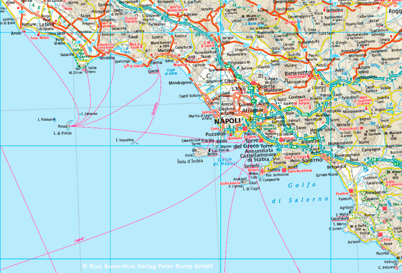 Wegenkaart Italy-Italien 1:900.000  4.A 2024