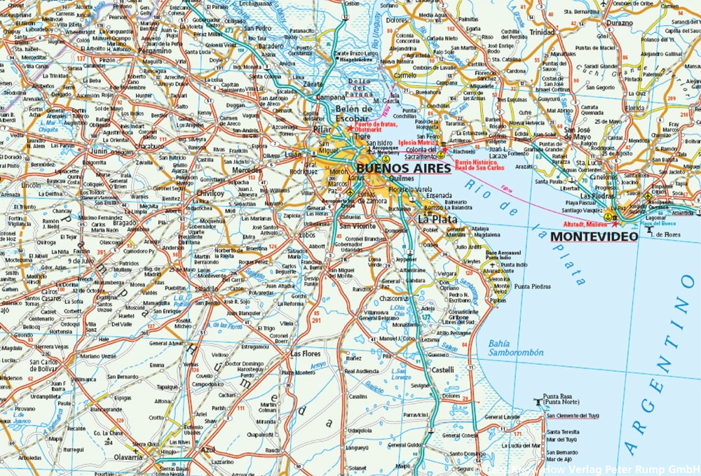 Road map Argentina | Argentina 1:2m 10.A 2018