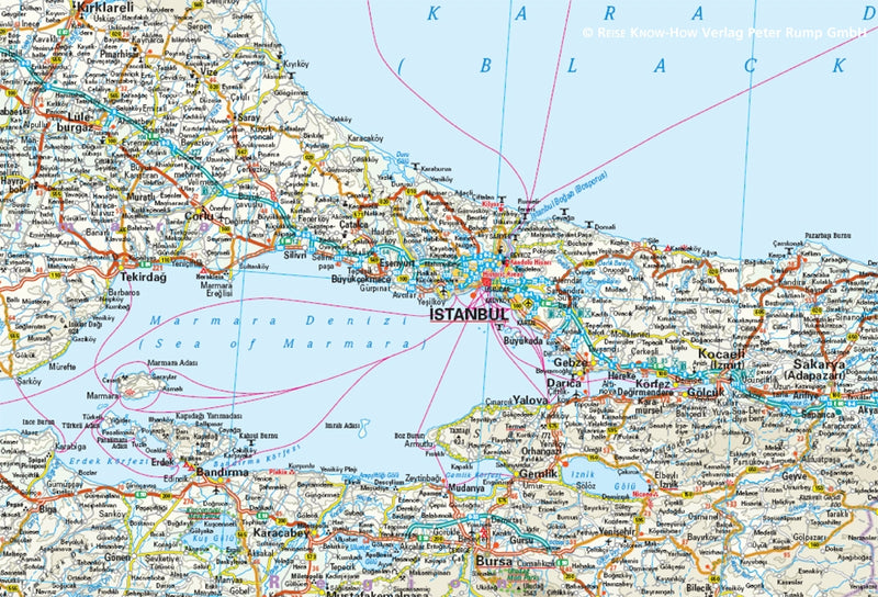 Road map LK Türkei 1:1.1 Mio 6.A 2019