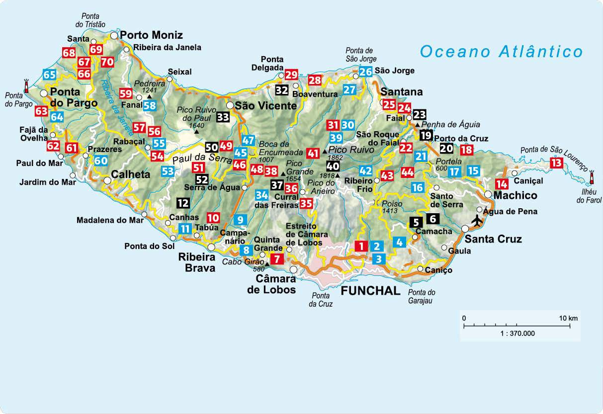 Rother Wanderführer Madeira - 70 Tours (15.A 2020)