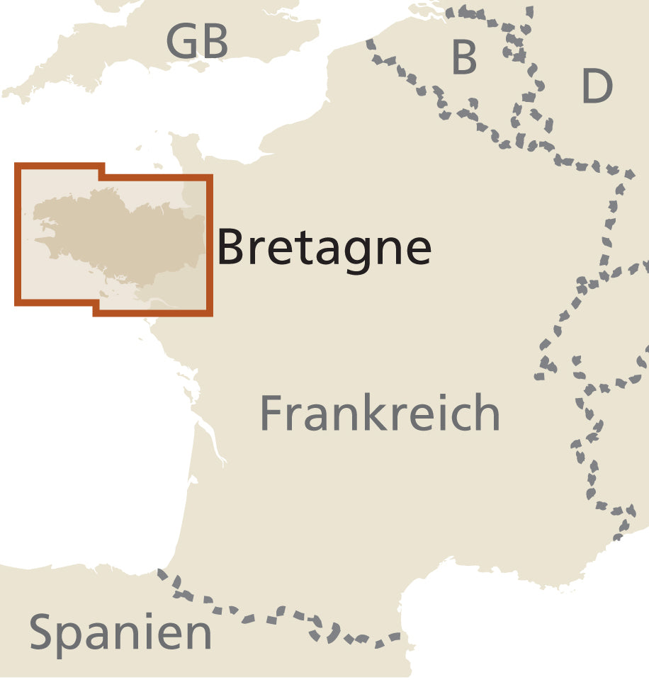 Map of Brittany/Brittany 1:200,000 1.A 2015