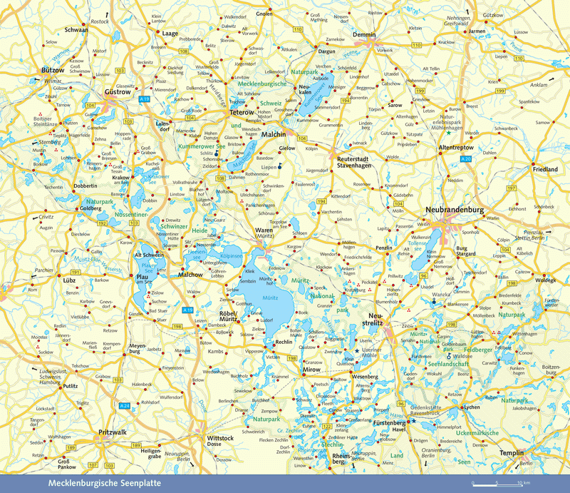Reisgids Mecklenburgische Seenplatte 3.A 2024