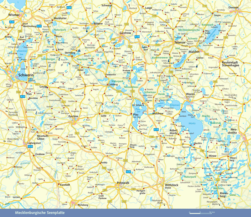 Reisgids Mecklenburgische Seenplatte 3.A 2024