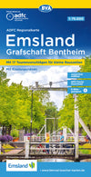 Fietskaart ADFC Regionalkarte Emsland Grafschaft Bentheim 1:75.000