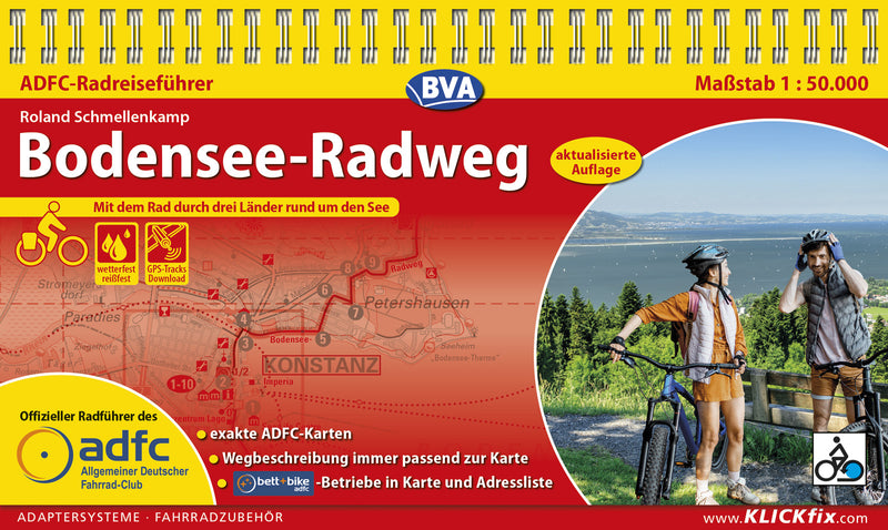 Cycling guide Bodensee-Radweg 1:50,000 (2.A 2019)