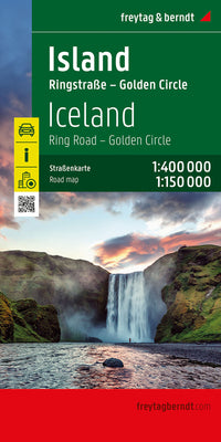 Tourist map Iceland-Iceland 1:400,000