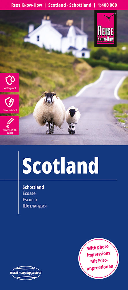 Map Scotland-Schottland 1:400,000 5.A 2020
