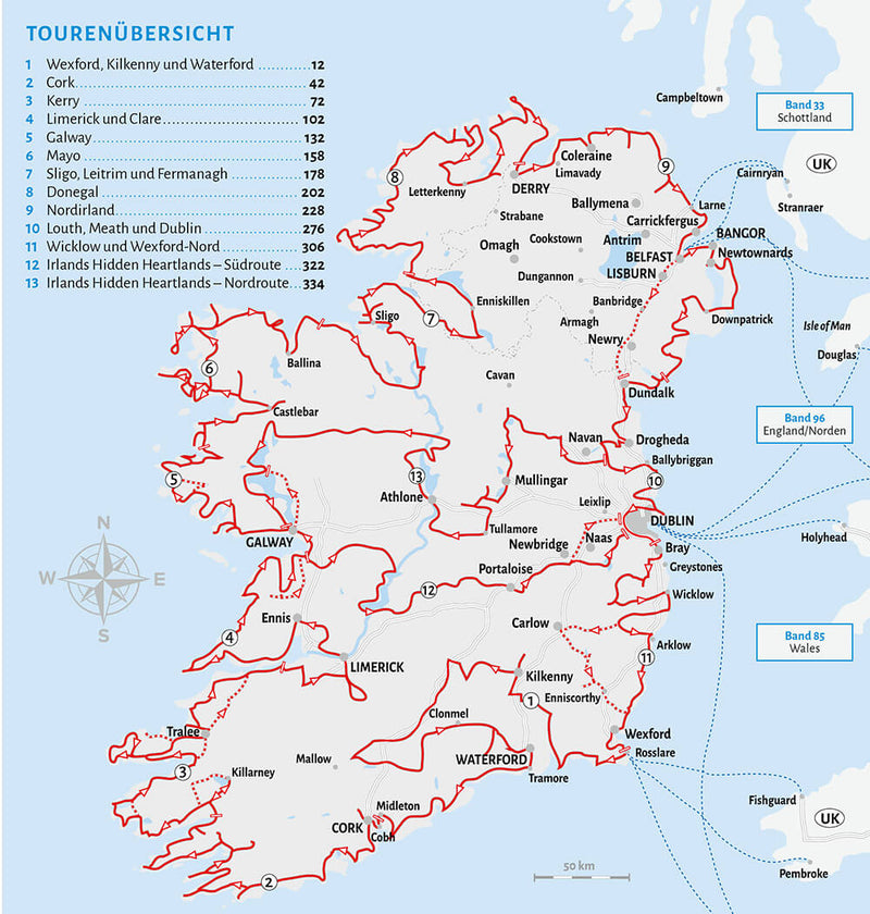 Campergids WoMo 29: Entdeckertouren mit dem Wohnmobil Irland 7.A 2025