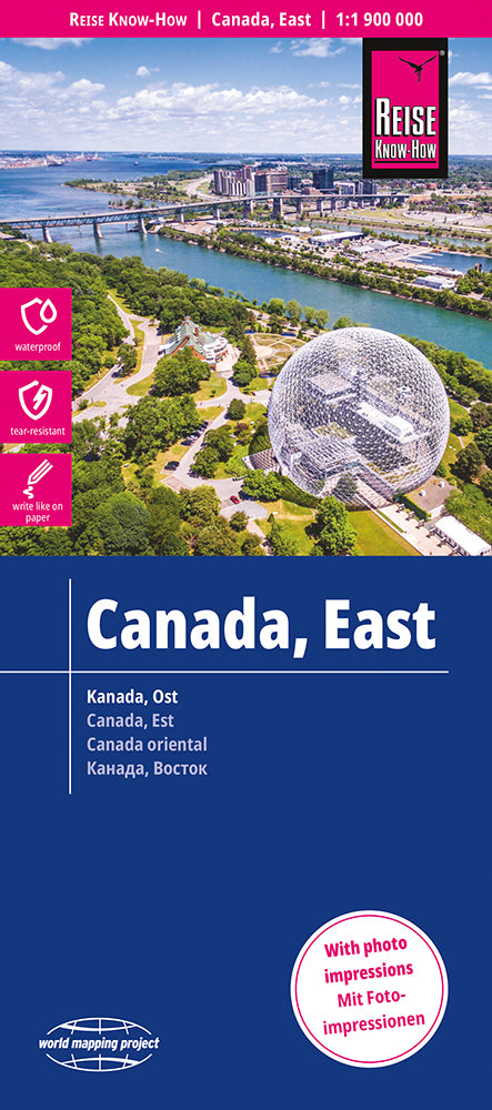 Wegenkaart Canada East 1:1.9 Mio  7.A 2023