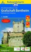 Fietskaart+Boekje ADFC/BVA Radwanderkarte Grafschaft Bentheim