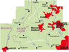 BVA-ADFC Regionalkarte Niederrhein Süd 1:75,000 (7.A 2023)