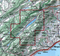 TopoRando La Valleé de Joux 1:25,000