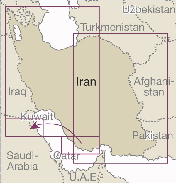 Road map Iran 1:1 500,000 11.A 2020