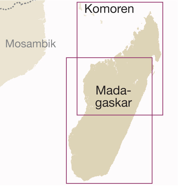 Wegenkaart Madagascar 1:1.200.000