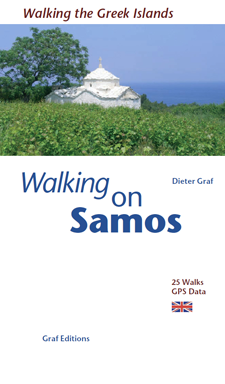 Walking on Samos (21 walks with GPS data) 2012