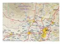 Road map Armenia-Armenia 1:250,000 4.A 2020
