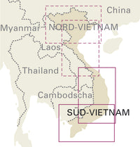 Wegenkaart Vietnam-SÃ¼d 1:600.000 7.A 2018