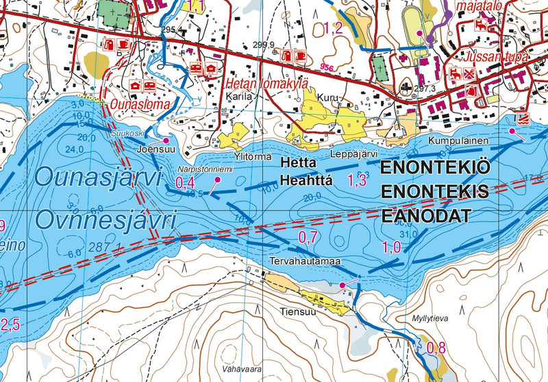 Outdoor Map Pallas Hetta Olos 1:50.000/1:25.000