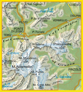 Dolomiten hiking map Sheet 052 Adamello Presanella (GPS) 2020