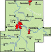 BVA-ADFC Regionalkarte Region Rhein/Neckar 1:75.000