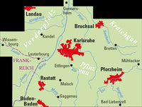 BVA-ADFC Regionalkarte Karlsruhe und Umgebung 1:50.000 (4.A 2020)